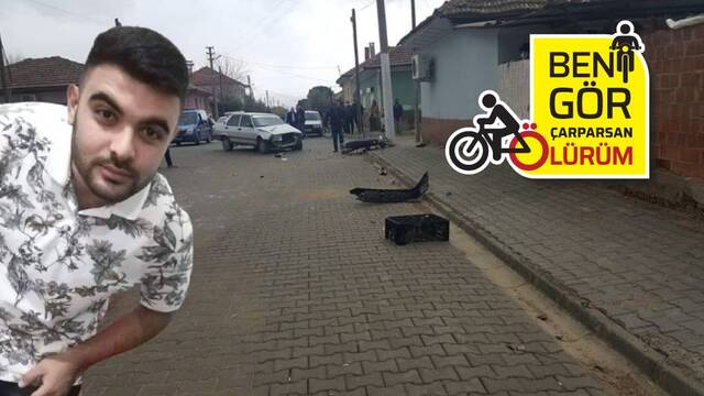 Otomobilin çarptığı motosikletli öldü