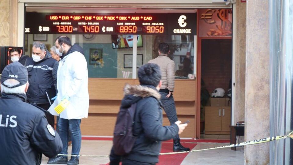 Döviz bürosuna silahlı saldırı!