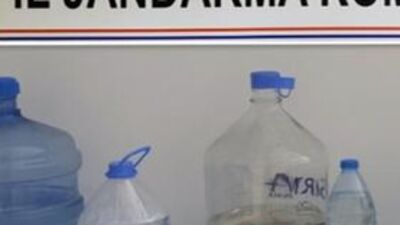 612 litre kaçak alkol ele geçirildi