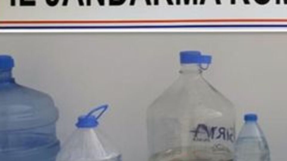 612 litre kaçak alkol ele geçirildi