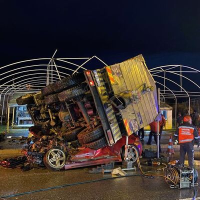 Freni patladı! Dehşet!