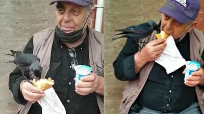 Karga ile döner yemişti... Selahattin amca o anları anlattı!