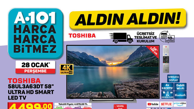A101 28 Ocak aktüel ürünler kataloğu
