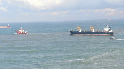 Sürüklenen kargo gemisiyle ilgili açıklama