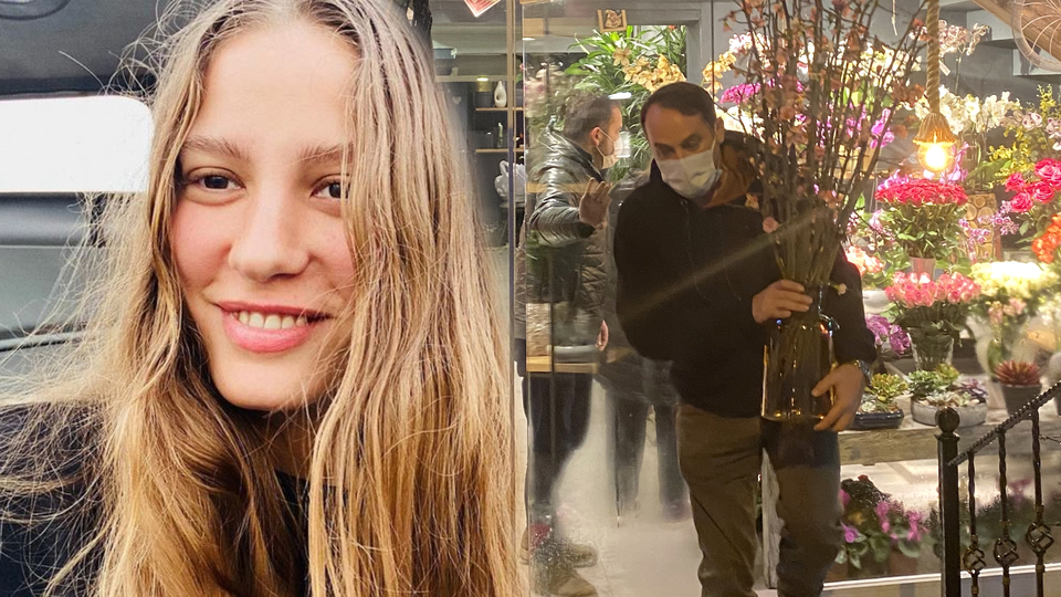 Serenay'dan çiçek siparişi