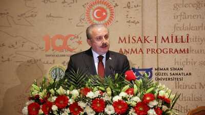 Şentop'tan Misak-ı Milli mesajı