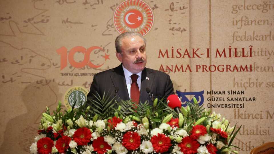 Şentop'tan Misak-ı Milli mesajı