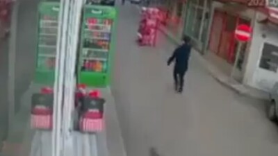 Cips standının ardından depar attı!