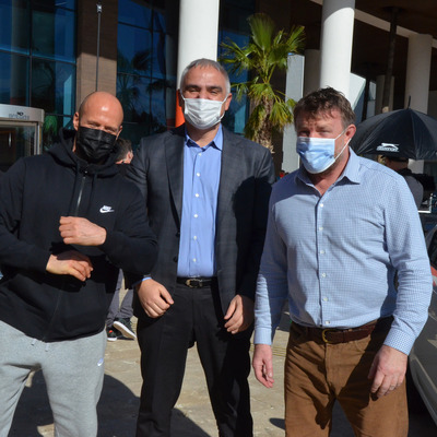 Bakan Ersoy, Jason Statham'ı ziyaret etti