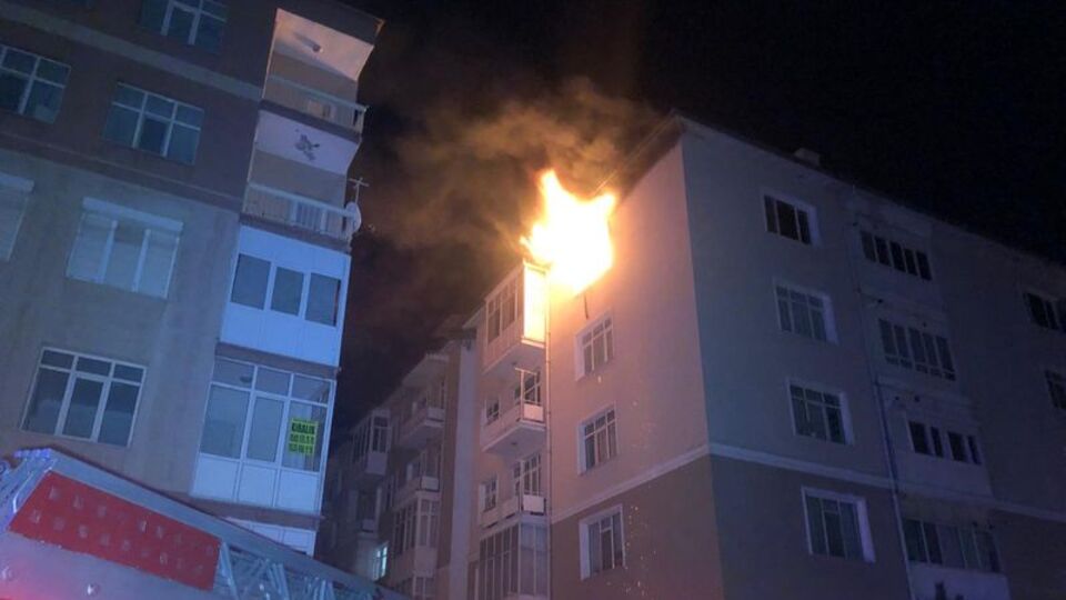 Konya'da feci yangın: Anne-kız yaşamını yitirdi