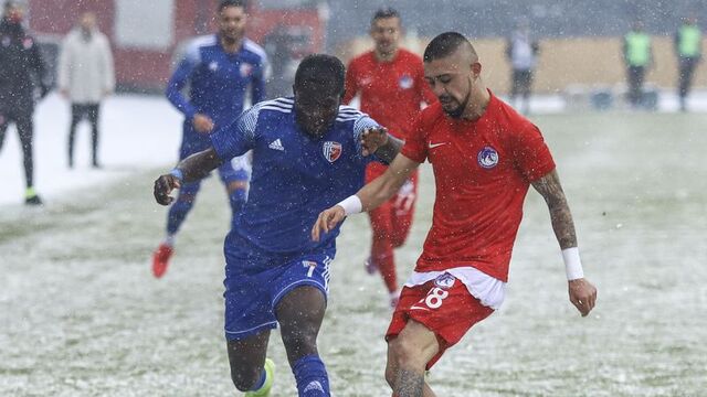 Karlı maçta kazanan Ankaraspor oldu