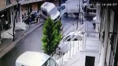 Ölümden saniyelerle kurtuluş kamerada!