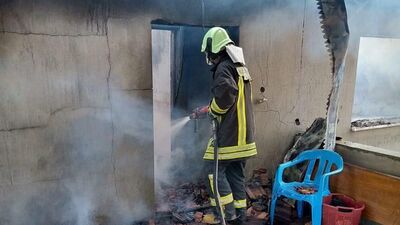 Feci yangın: İkiz kardeşler ağır yaralandı