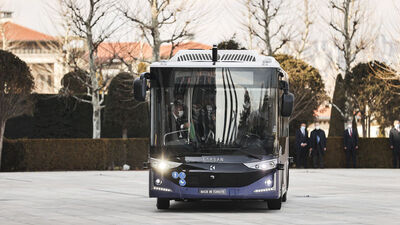 Yerli otonom otobüsün satışına başlandı