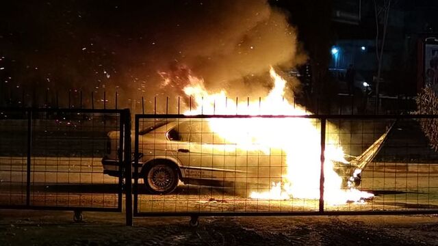 Alev topuna döndü! Korkunç anlar