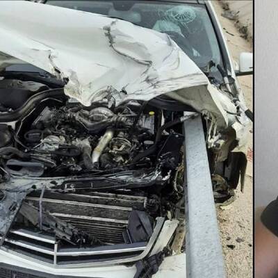 Bariyer ok gibi saplandı! Profesör öldü, kızı yaralı