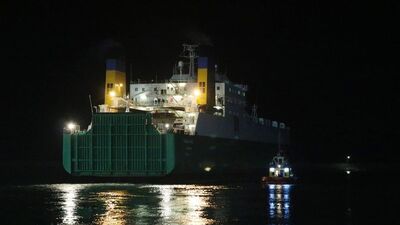 Karasu-Köstence arası ilk RO-RO seferi yola çıktı