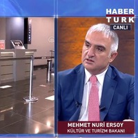 Kültür ve Turizm Bakanı Ersoy Habertürk'te konuştu