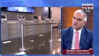 Kültür ve Turizm Bakanı Ersoy Habertürk'te konuştu
