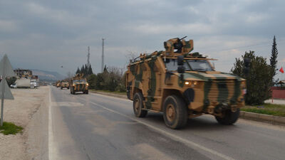 Suriye sınırına askeri sevkiyat
