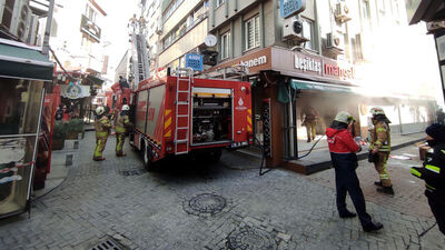 Beşiktaş'ta korkutan yangın!