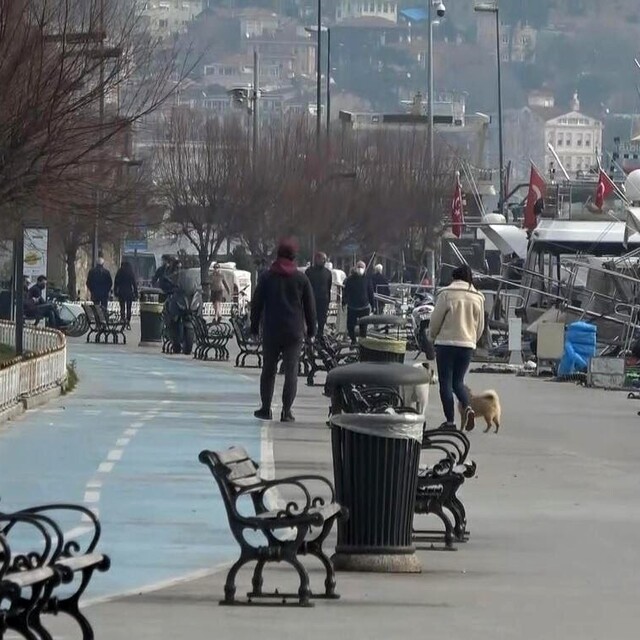 Kısıtlamada sahil keyfi!