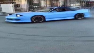 Drift atan sürücüye büyük ceza!