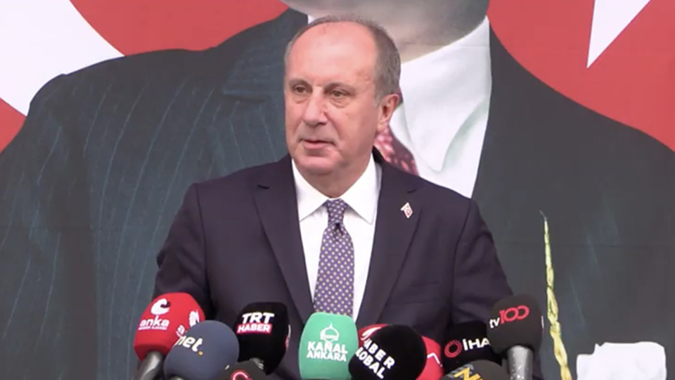 Muharrem İnce: Yolumu ayırıyorum