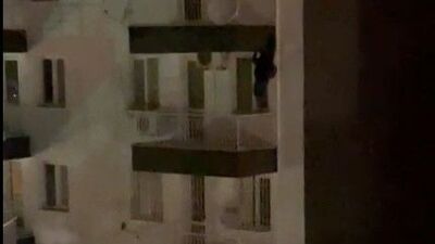 Tarantula gibi kaçmaya çalışan zanlı yakalandı