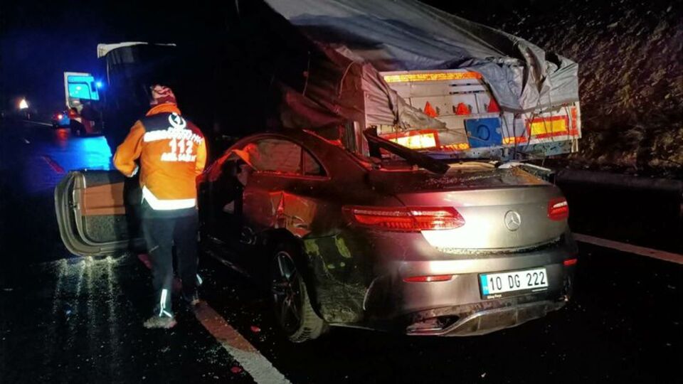 Korkunç kazada eski başkanın oğlu öldü