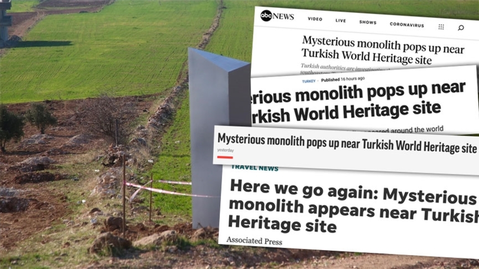 Göbeklitepe'deki monolit dış basında geniş yankı buldu