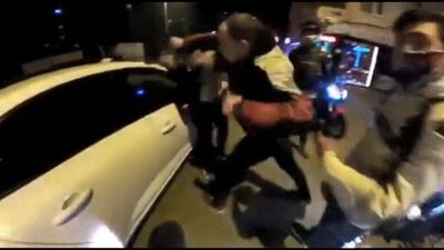 Motosikletli magandadan öldüresiye dayak