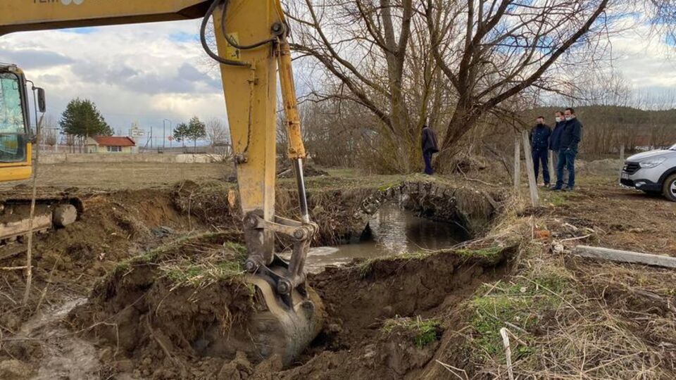 Dere ıslahı çalışmasında ortaya çıktı