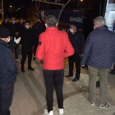 2 yolcu riskliydi! 1 otobüs karantinaya!