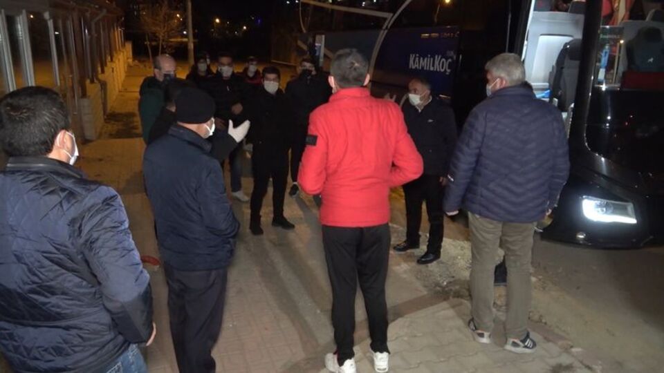 2 yolcu riskliydi! 1 otobüs karantinaya!