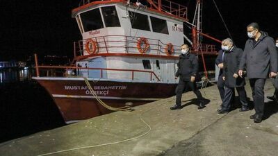 Balık mezadında 'vali' sürprizi