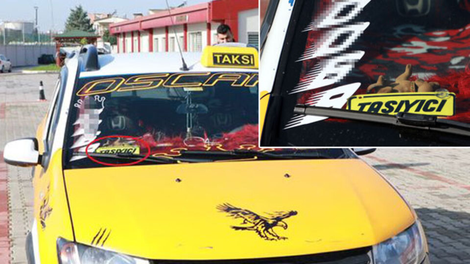 Takside uyuşturucu! Camda 'taşıyıcı!'