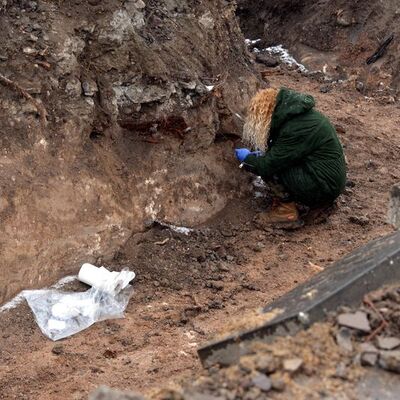 Temel kazısında ortaya çıktı! Kimse yaklaştırılmadı