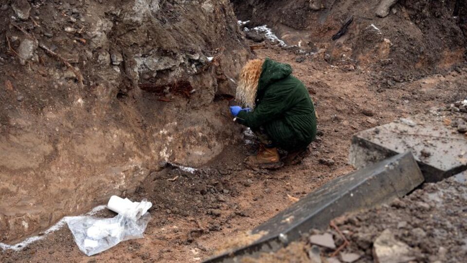 Temel kazısında ortaya çıktı! Kimse yaklaştırılmadı