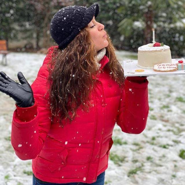 'Pastamı karlar içinde üflemek istedim'