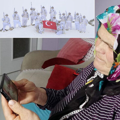 Mehmetçikten Eren'in annesine mesaj!