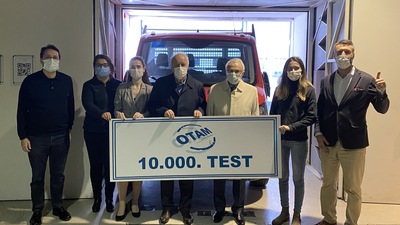 10 bin aracın testini gerçekleştirdi