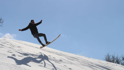 'Hakkari usulü' kayak!