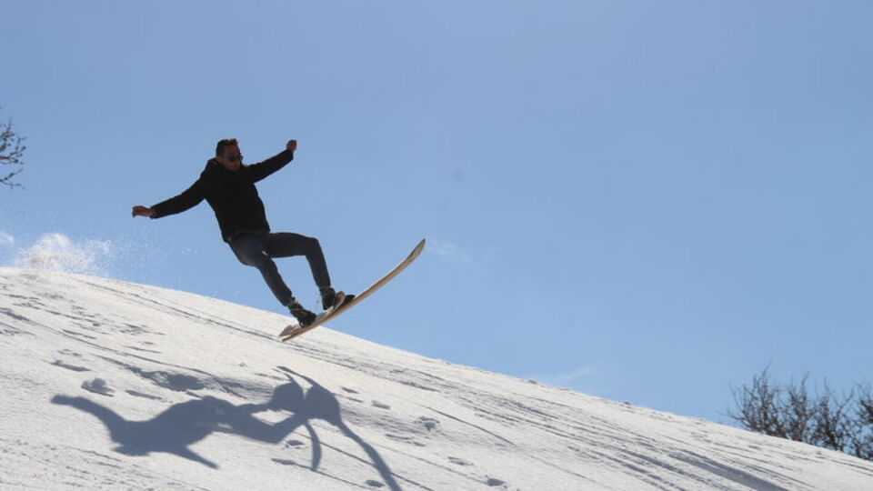 'Hakkari usulü' kayak!