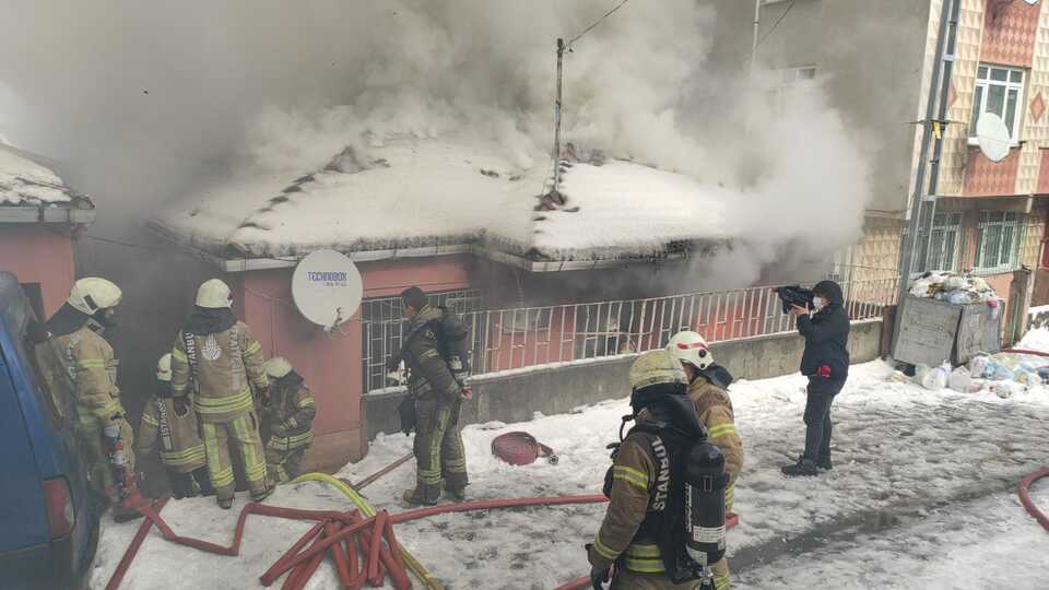 Tek katlı evde korkutan patlama!