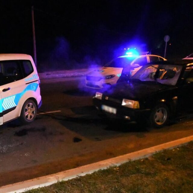 Tekirdağ'da drift kovalamacası: 2 gözaltı