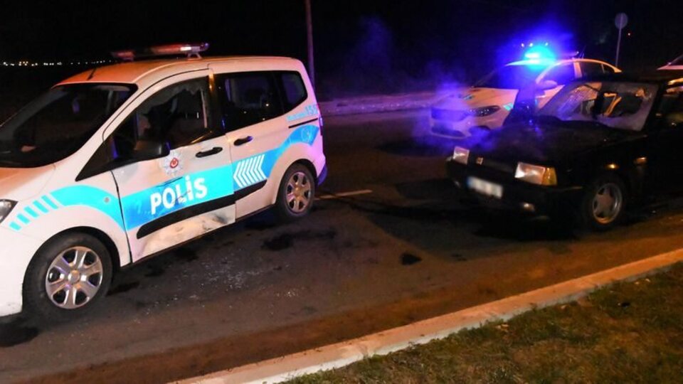 Tekirdağ'da drift kovalamacası: 2 gözaltı