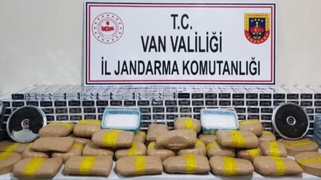 Van'da 69 kilo uyuşturucuya ele geçti
