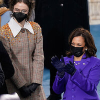 Kamala Harris'in üvey kızı ilk kez podyumda!