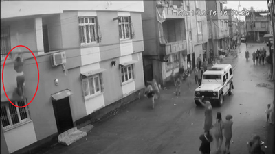 Balkondan düşünce her şey ortaya çıktı!